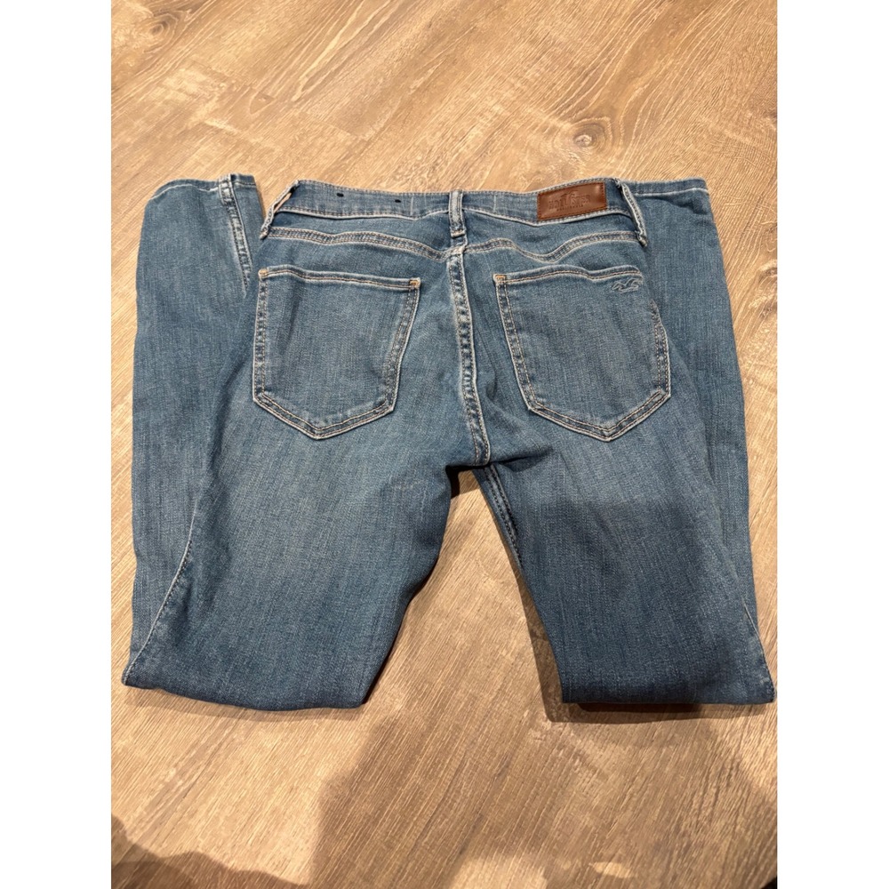 Hollister Womens Mid-Rise Super‎ Skinny Ankle Denim Jeans W23 L26 - Picture 4 of 4